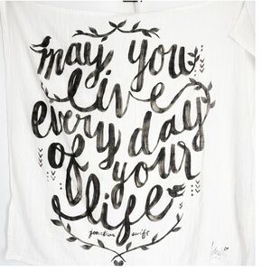 Coveted Things Organic Baby Swaddle Blanket.